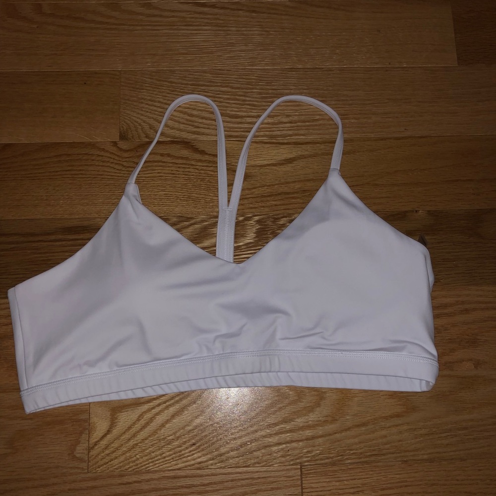 CVG white sport bra